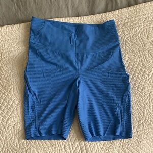 Lululemon ribbed blue Shorts